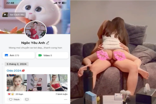 Clip sex FB Ngốc yêu anh nhún mạnh bị phát hiện