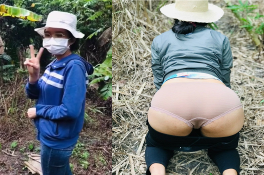 Cô thôn nữ đam mê đụ ngoài vườn