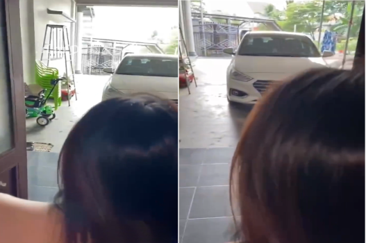 Làm tình kín đáo trước cửa nhà lo bố mẹ về