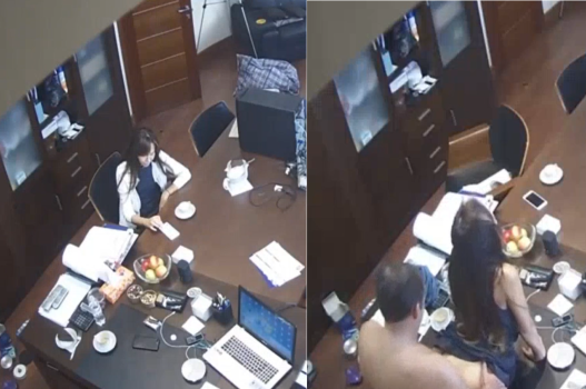 Sếp làm tình thư ký ngay tại chỗ làm việc